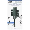 Feit Electric Outdoor 6 ft. L Green Smart Outlet Stake With WiFi