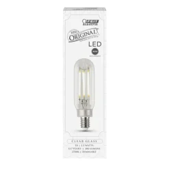 FEIT Electric T8 E12 (Candelabra) LED Bulb Soft White 40 Watt Equivalence 1 pk