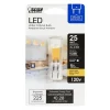 Feit Electric T4 G8 LED Bulb Warm White 25 Watt Equivalence 1 pk