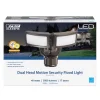 Feit Electric 120V 5000 lm. 5000K Motion-Sensing Hardwired LED Bronze Security Floodlight 48W