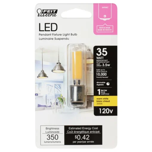 Feit Electric Warm White Non-Dimmable LED 120V 350 Lumens 3000K 40W Equivalent