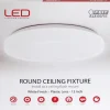 Feit Electric White 17.5W 1300 lm. Flush Mount LED Ceiling Light Fixture 3.8 L x 13 H x 13 W in.