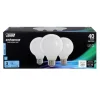 Feit Enhance G25 E26 (Medium) Filament LED Bulb Daylight 40 Watt Equivalence 3 pk