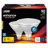 Feit Enhance PAR38 E26 (Medium) LED Bulb Bright White 90 Watt Equivalence 2 pk
