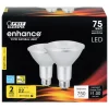 Feit Enhance PAR30 E26 (Medium) LED Bulb Bright White 75 Watt Equivalence 2 pk