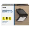 Feit LED Motion-Sensing Solar Powered LED Black Security Floodlight