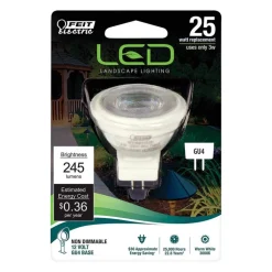 Feit MR11 GU4 LED Bulb Warm White 25 Watt Equivalence 1 pk