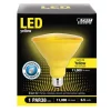 Feit PAR38 E26 (Medium) LED Bulb Yellow 90 Watt Equivalence 1 pk