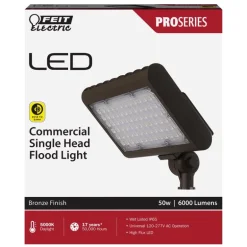 Feit Pro Series Switch Hardwired LED Bronze Floodlight