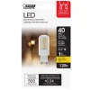 Feit T4 Bi-Pin LED Bulb Warm White 40 Watt Equivalence 1 pk