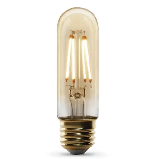 Feit T10 E26 (Medium) LED Bulb Amber 40 Watt Equivalence 1 pk