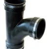 Fernco Schedule 40 4 in. Hub X 4 in. D Hub PVC Tee 1 pk