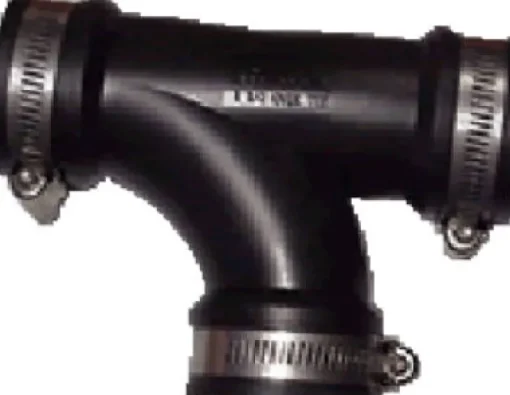 Fernco Schedule 40 4 in. Hub X 4 in. D Hub PVC Tee 1 pk