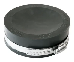 Fernco Schedule 40 4 in. Hub Hub PVC Drain Cap 1 pk