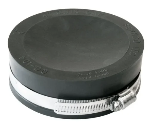 Fernco Schedule 40 4 in. Hub Hub PVC Drain Cap 1 pk