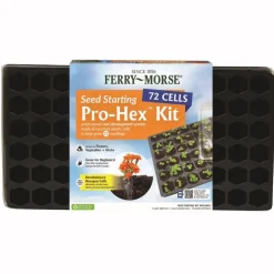 Ferry-Morse Pro-Hex 72 Cells 2.25 in. H X 1.5 in. W X 1.5 in. L Seed Starting Kit 1 pk