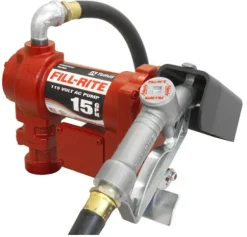 Fill-Rite Cast Iron Fuel Pump Hose and Nozzle 15 gpm