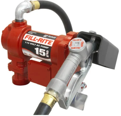 Fill-Rite Cast Iron Fuel Pump Hose and Nozzle 15 gpm