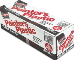 Film-Gard 9 ft. W X 400 ft. L X 0.35 mil Professional Grade Painter's Plastic Sheeting 1 pk