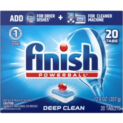Finish Powerball Tabs Fresh Scent Pods Dishwasher Detergent 13 oz.