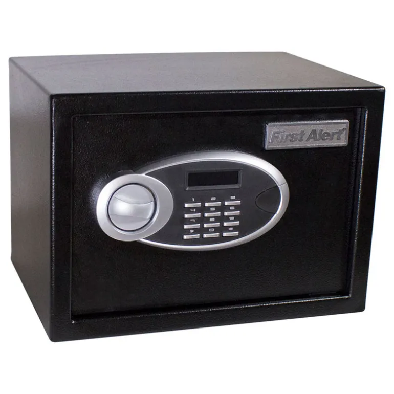 First Alert 0.57 cu ft Digital Lock Black Anti-Theft Safe