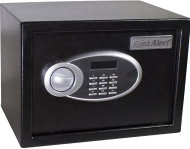First Alert 0.57 cu ft Digital Lock Black Anti-Theft Safe