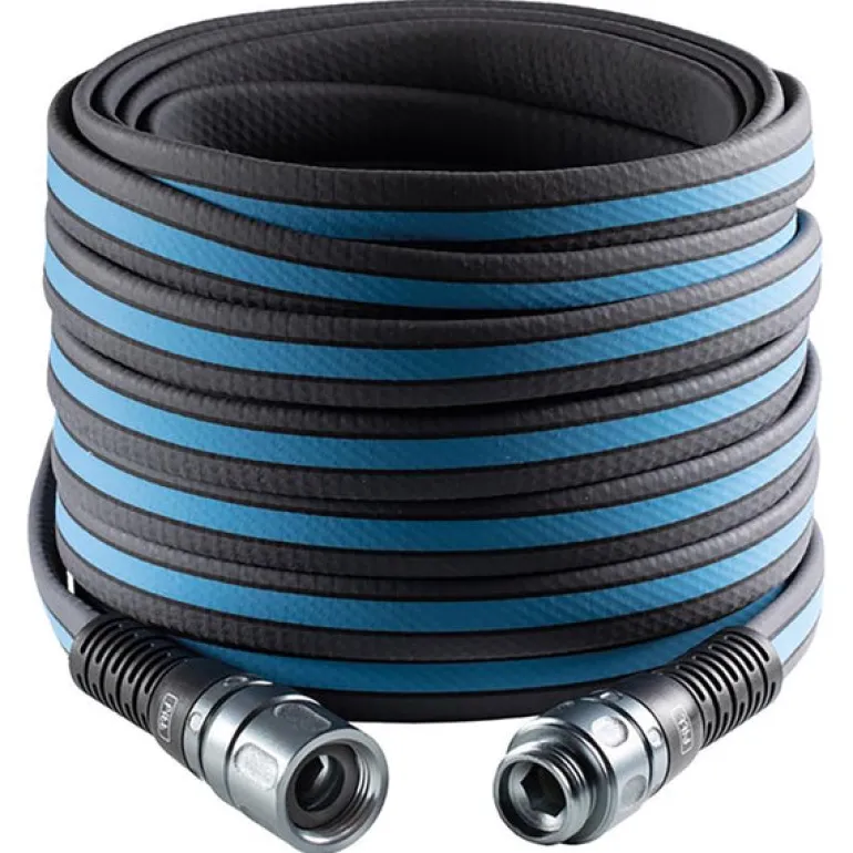 Fitt Force Pro 5/8 in. D X 100 ft. L Heavy Duty Premium Grade Garden Hose Black/Blue (Pack of 4)