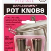 Fitz-All Plastic Replacement Pot Knob Black