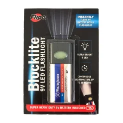 FLASHLIGHT 6BULB 9V