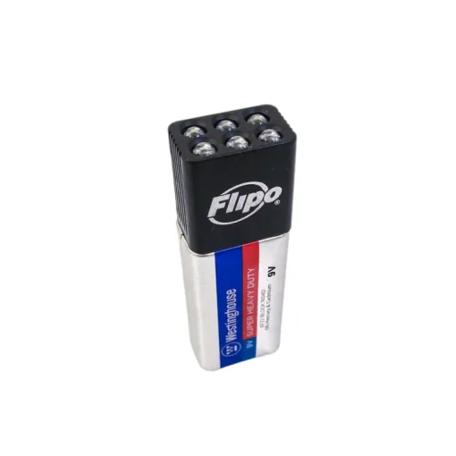 FLASHLIGHT 6BULB 9V