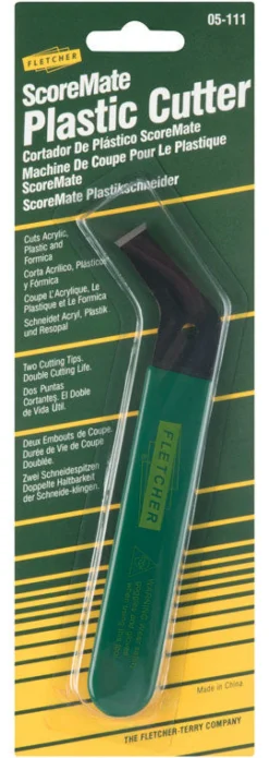 Fletcher-Terry ScoreMate Plastic 4 in. Fixed Blade Cutter Green 1 pk