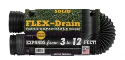Flex-Drain 12 ft. L Poly Drain Pipe