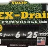 Flex-Drain 3-3/4 in. D X 25 ft. L Poly Drain Pipe
