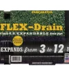Flex-Drain 4 in. D X 12 ft. L Polypropylene Perforated Drain Pipe