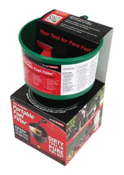 FloTool Green 9 in. H Plastic Gas Tank Funnel