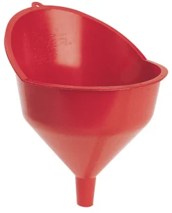 FloTool Red 12.5 in. H Plastic Funnel