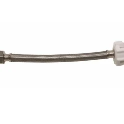 Fluidmaster 3/8 in. Compression X 7/8 in. D Ballcock 16 in. Braided Stainless Steel Toilet Supply Li