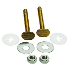Fluidmaster Bowl to Floor Bolts Brass