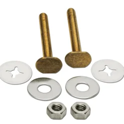 Fluidmaster Bowl to Floor Bolts Brass