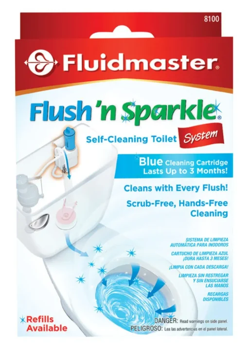 Fluidmaster Flush 'N Sparkle No Scent Continuous Toilet Cleaning System 1 oz Liquid