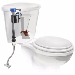 Fluidmaster Performax Fill Valve And Flapper Kit White Plastic