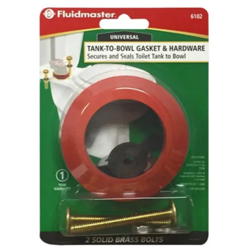 Fluidmaster Tank to Bowl Kit Multicolored Brass/Rubber