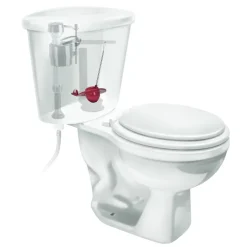 Fluidmaster Toilet Flapper Red Microban