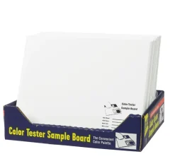 FoamPRO 10 in. W x 12 in. L White Foam Core Color Test Sample Board (Pack of 24)