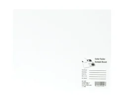 FoamPRO 10 in. W x 12 in. L White Foam Core Color Test Sample Board (Pack of 24)