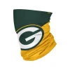 Foco Green Bay Packers Gaiter Scarf Face Mask 1 pk