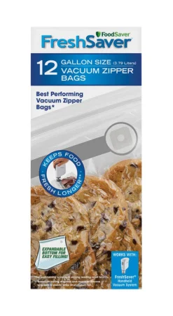 FoodSaver FreshSaver Plastic Vacuum Sealer Bags 1 gal.