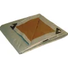 Foremost Dry Top 30 ft. W X 60 ft. L Heavy Duty Polyethylene Reversible Tarp Brown/Silver