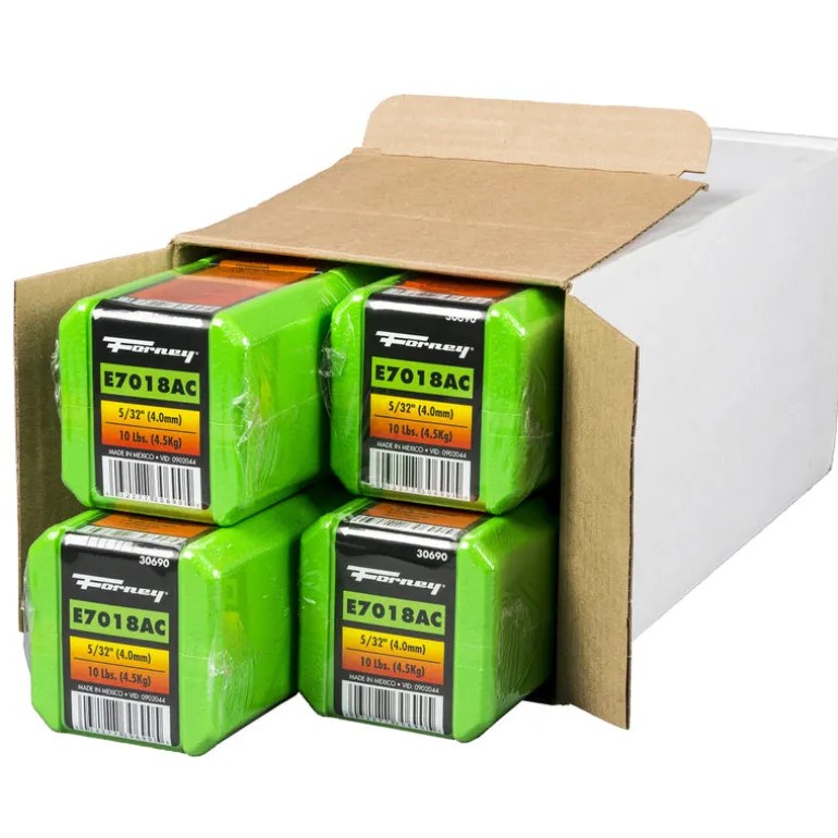 Forney 5/32 in. Dia. x 15 in. L E7018 Mild Steel Low-Hydrogen Welding Electrodes 84000 psi 40 lb.