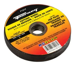 Forney 4-1/2 in. D X 7/8 in. Aluminum Oxide Metal Cutting Wheel 10 pk